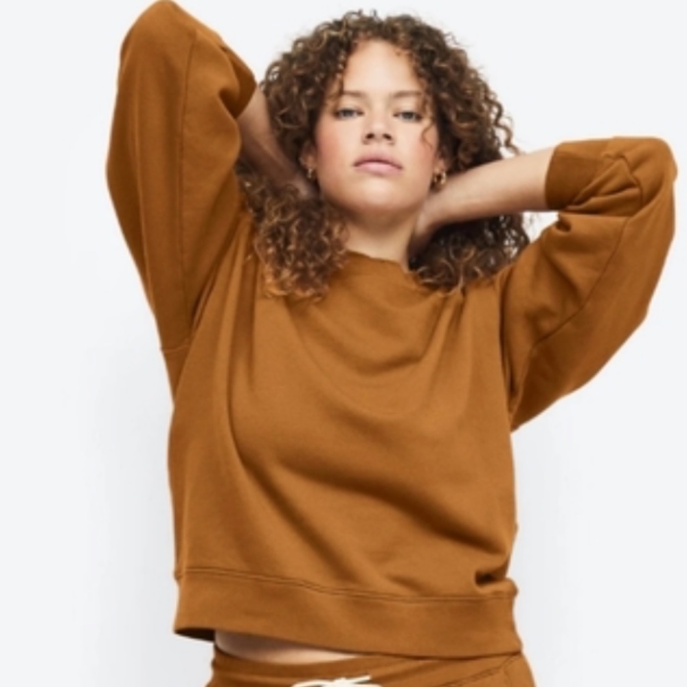 Mate the label raw hem sweatshirt